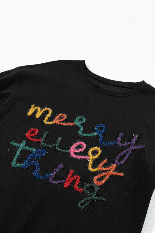 Merry Everything Graphic Sweatshirts