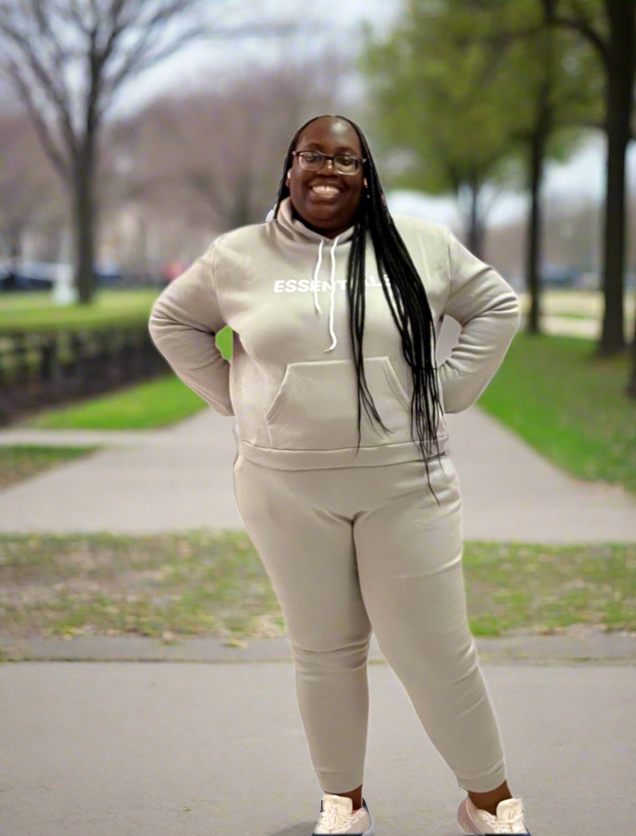 Essentials Are A Must Long Pants Sweat Set