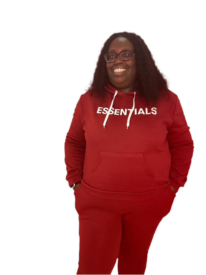 Essentials Are A Must Long Pants Sweat Set