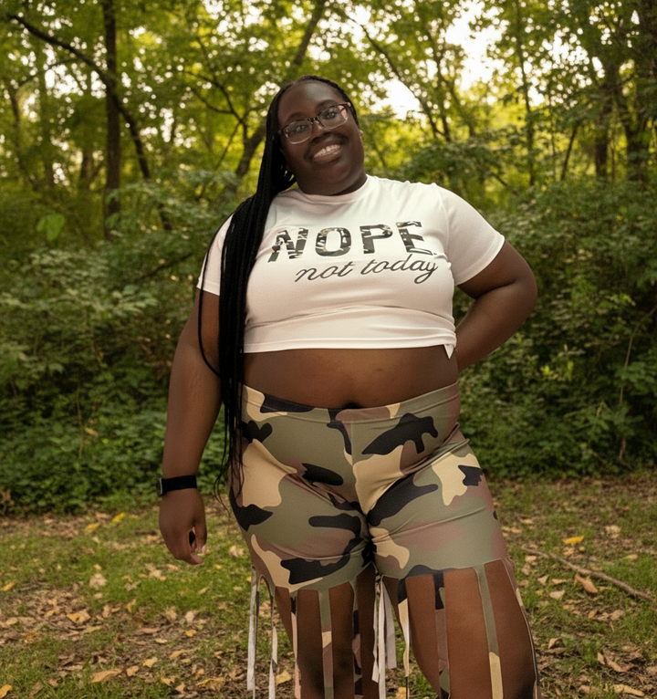 Nope Not Today Short Pants Sets