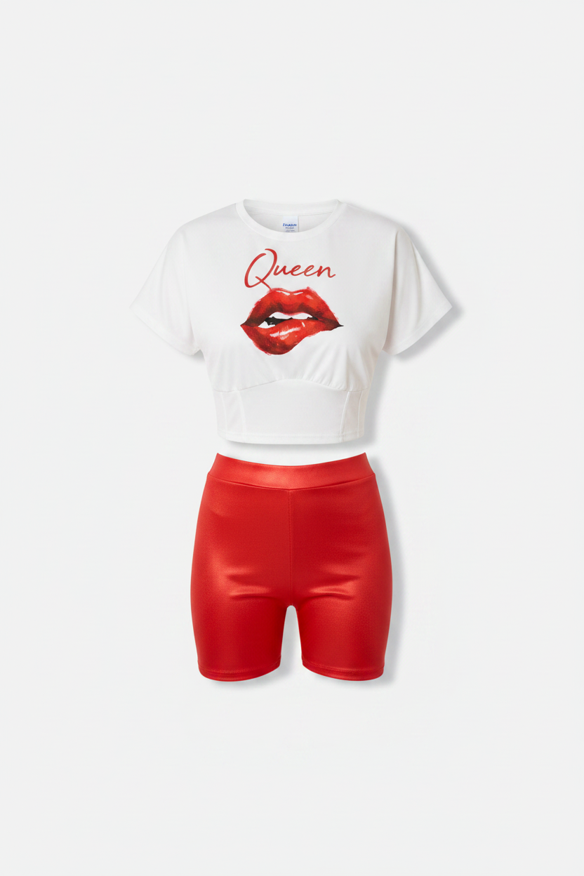 Hail To The Queen Graphics Short Pants Sets