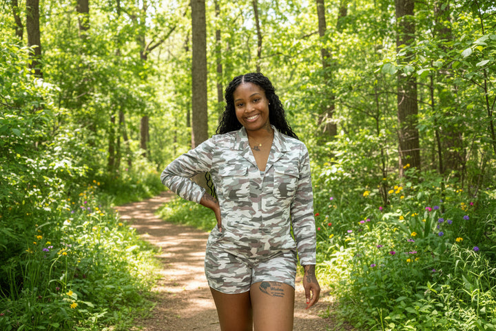 Camo Love Romper