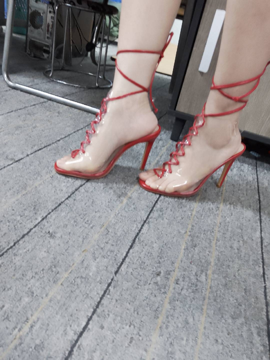 Spiral Out of Control Heels