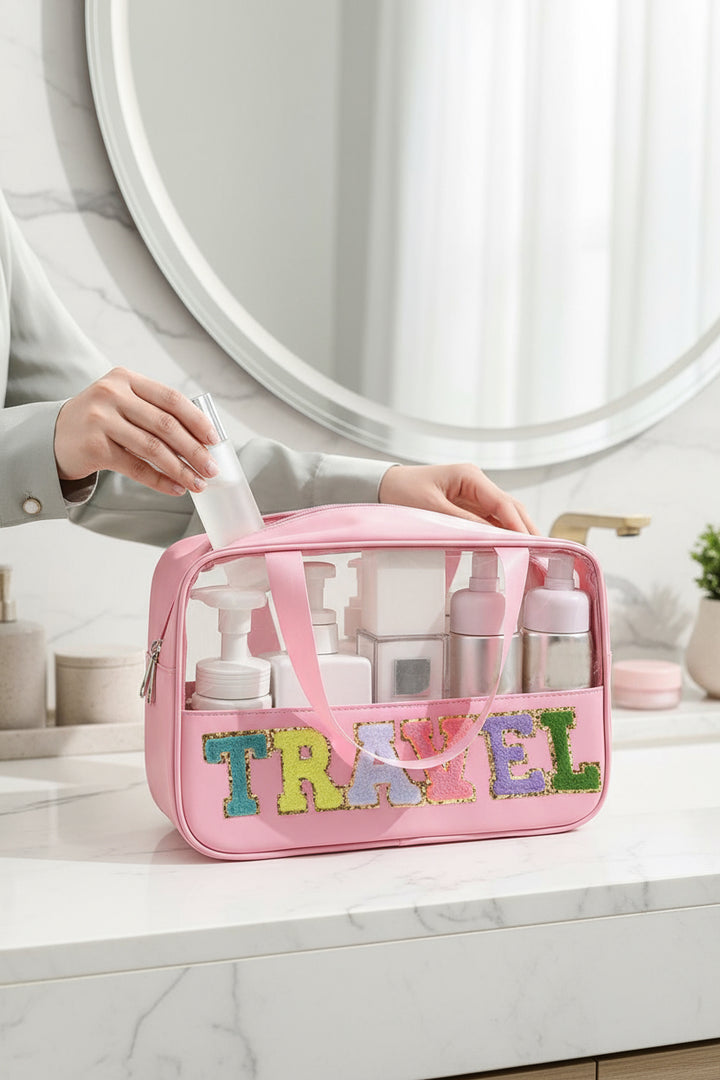 Love to Travel Cosmetic Bags