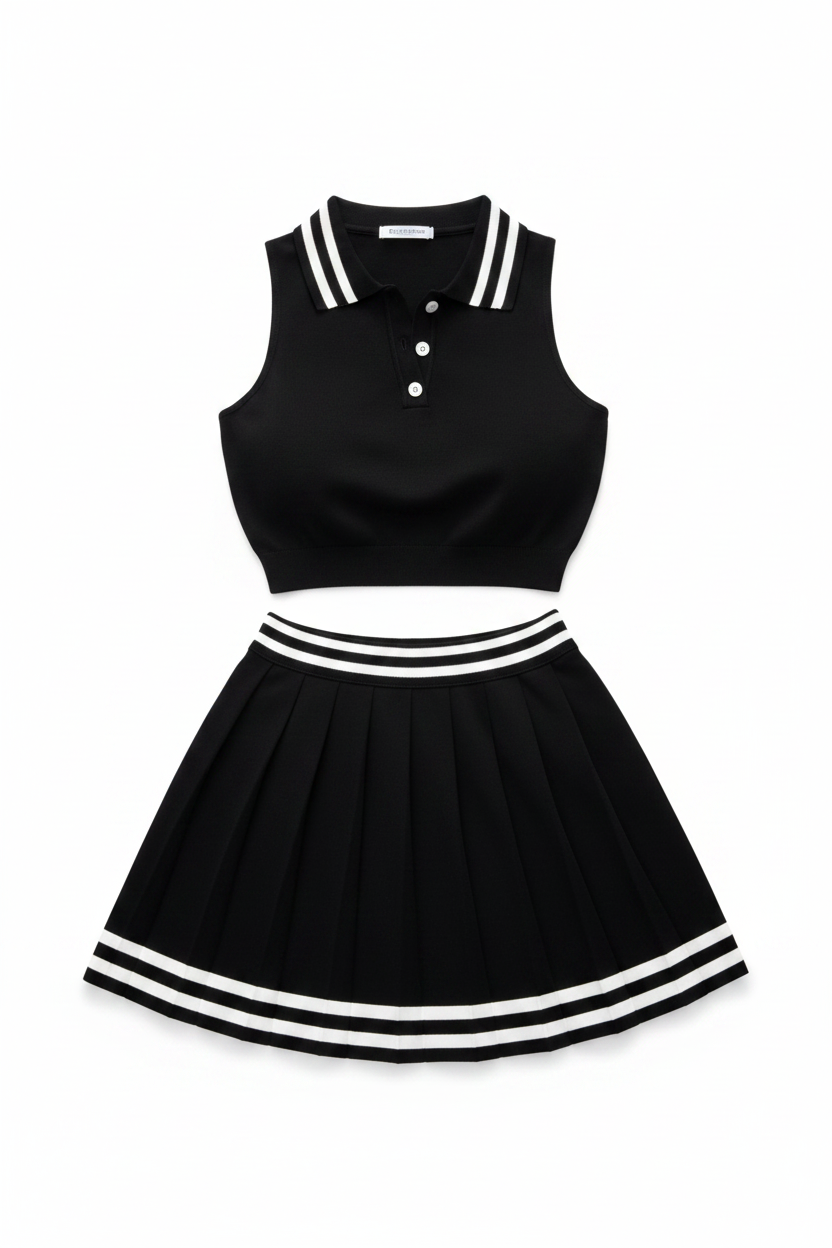 Tennis Time Skirt Sets