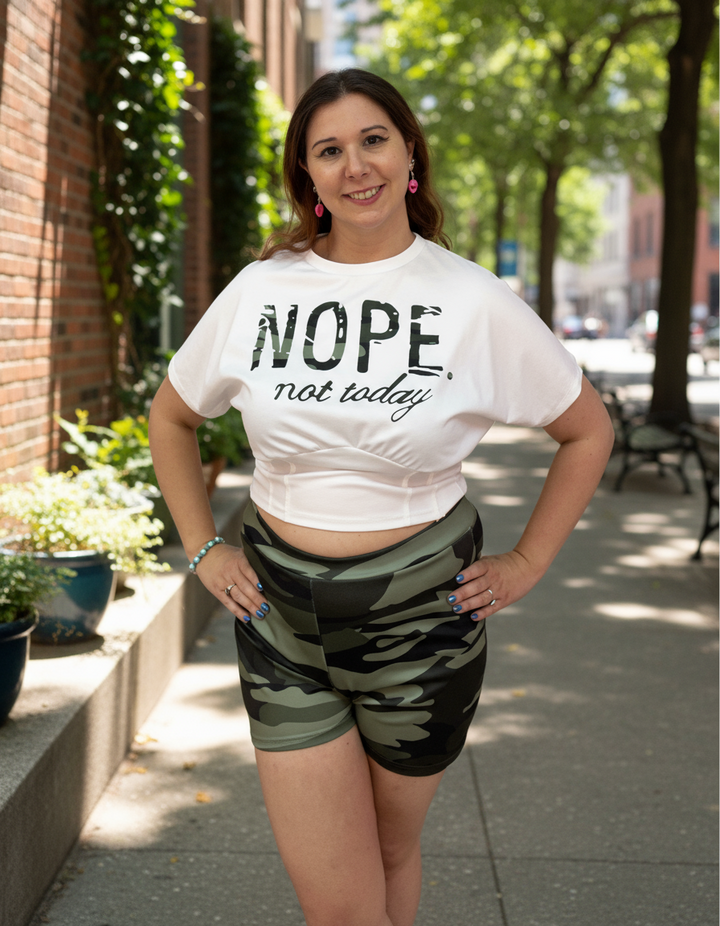 “Not Today, Nope” Short Pants Sets