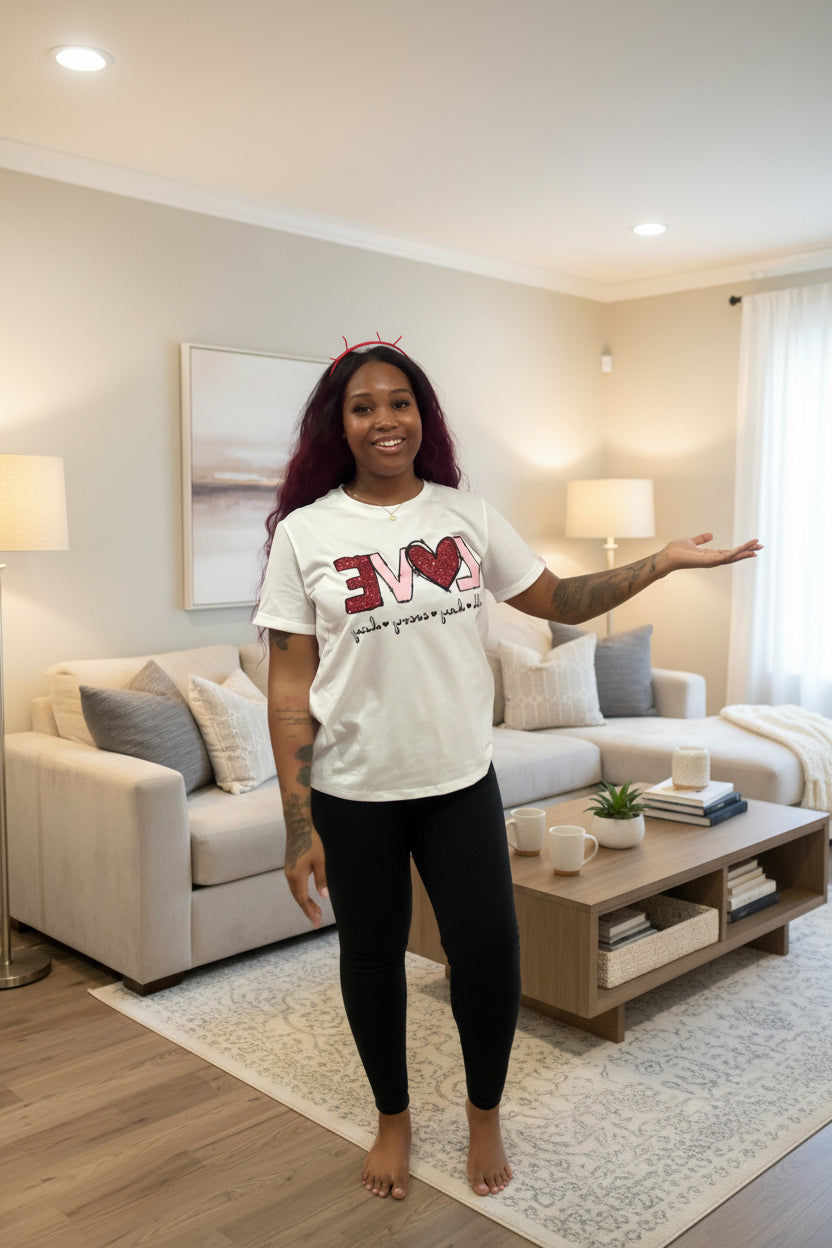 All About Love Graphic T-Shirts