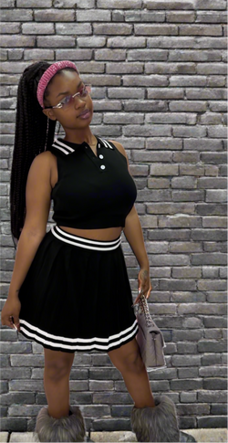 Tennis Time Skirt Sets