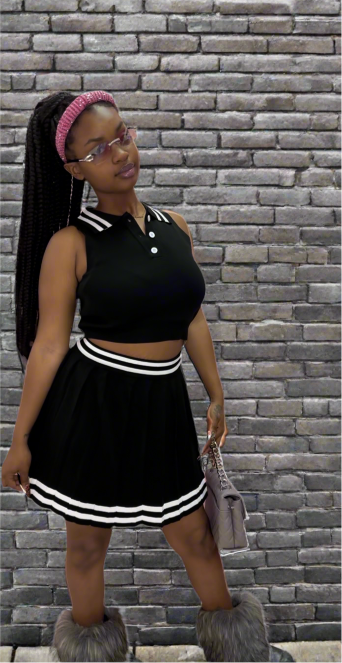 Tennis Time Skirt Sets