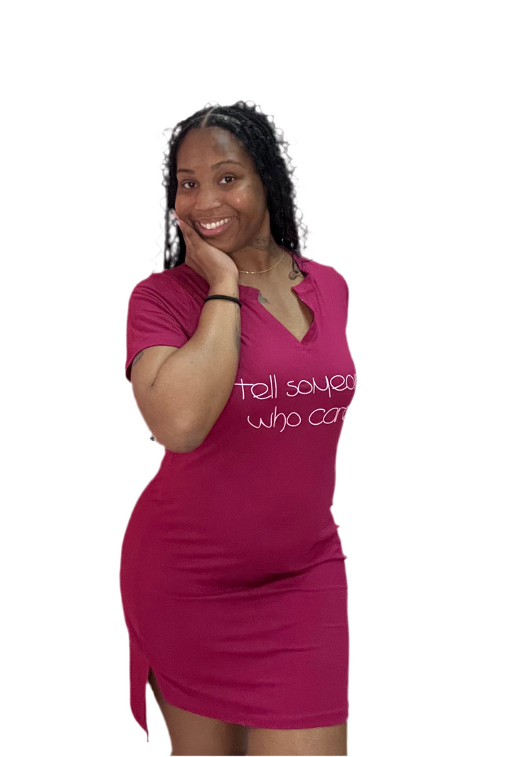 “Tell Someone” Jersey Nightshirts