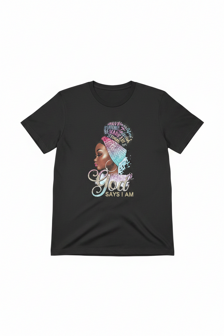 “GOD” Says I Am Graphic T-Shirts