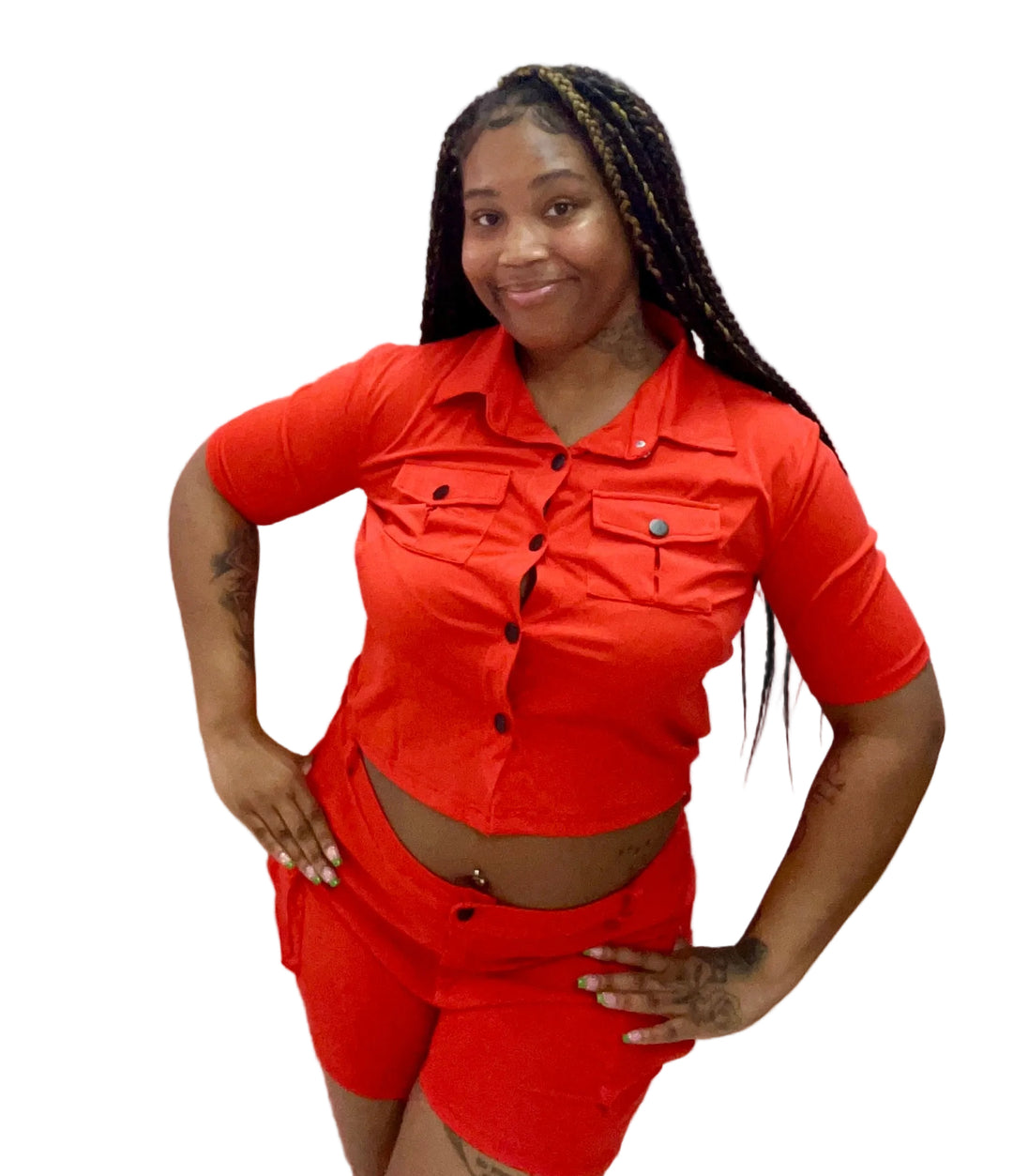 Bring The Heat Short Pants Set