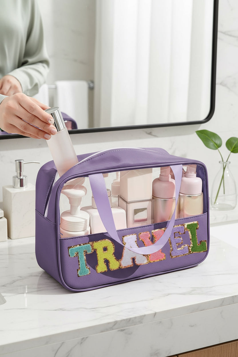 Love to Travel Cosmetic Bags