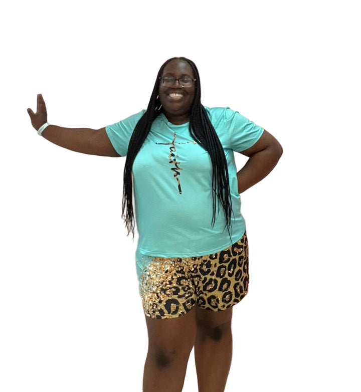 Faith Filled Pajama Short Pants Sets