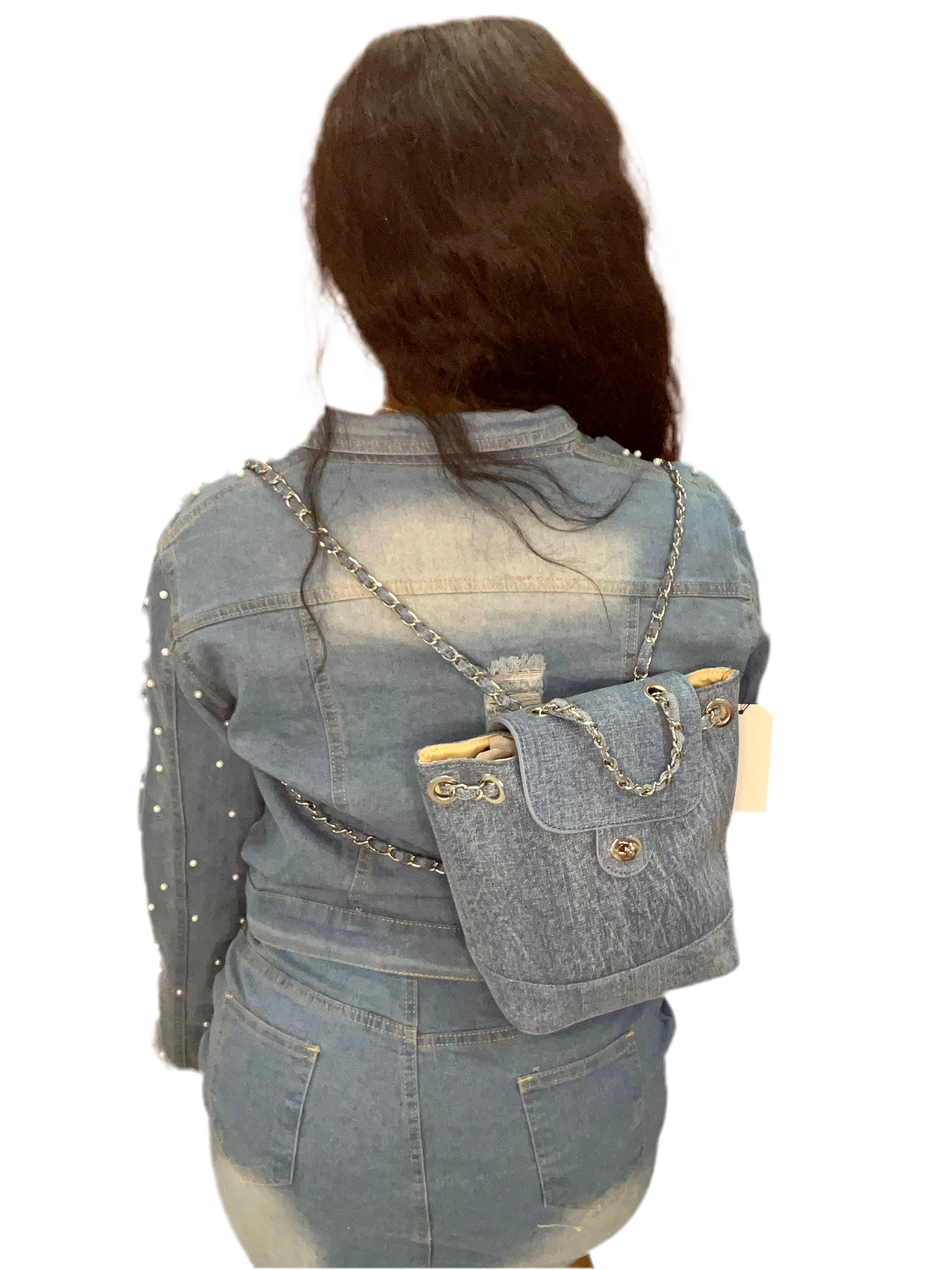 Denim Fashion Backpacks