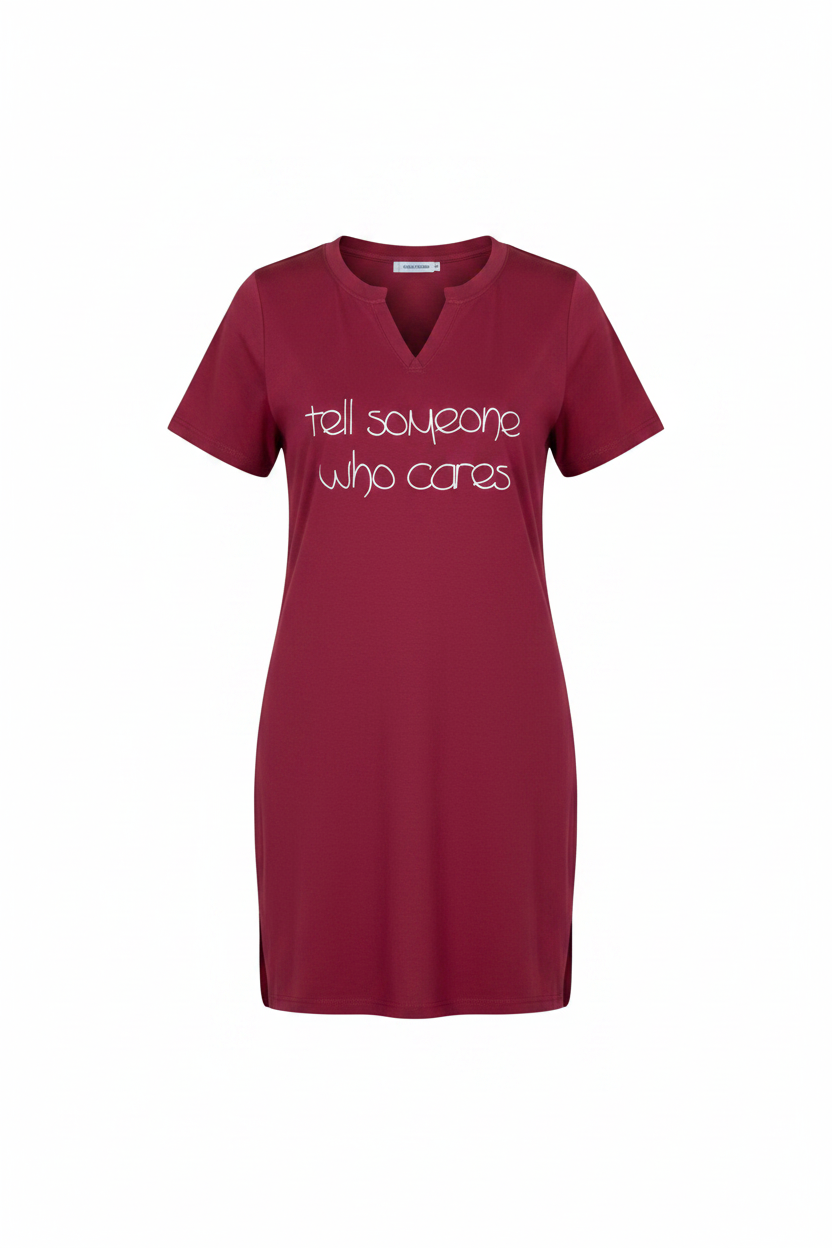 “Tell Someone” Jersey Night Dresses