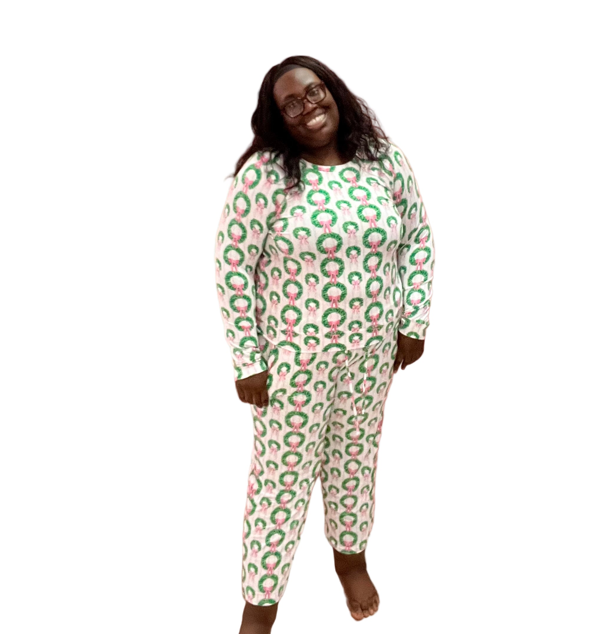 All Wrapped Up Cozy Christmas Long Pants PJ Sets
