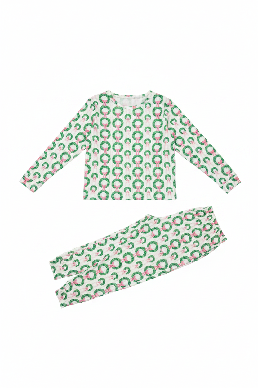 All Wrapped Up Cozy Christmas Long Pants PJ Sets