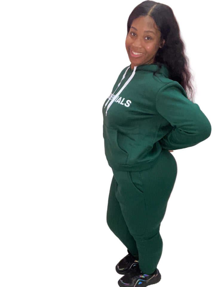 Essentials Are A Must Long Pants Sweat Set