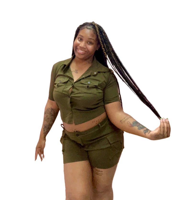 Bring The Heat Short Pants Set