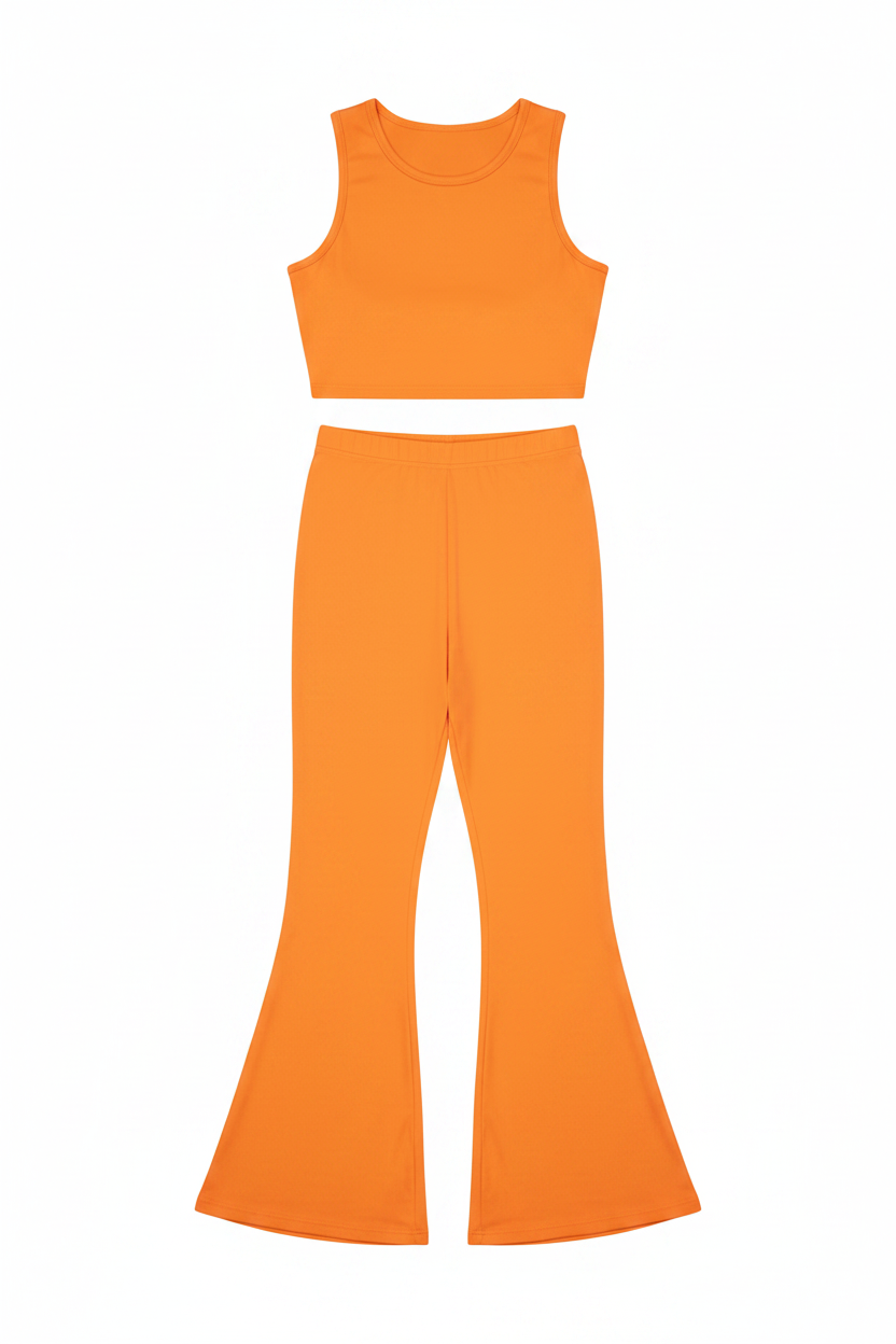 Shoulder Vibes Long Pants Sets