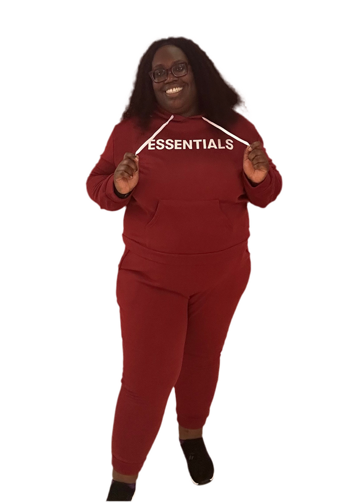 Essentials Are A Must Long Pants Sweat Set