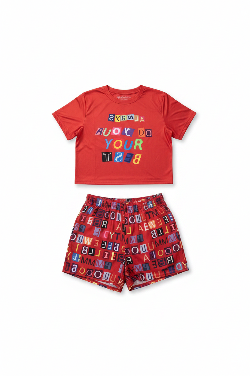 Do Your Best Short Pants Sets