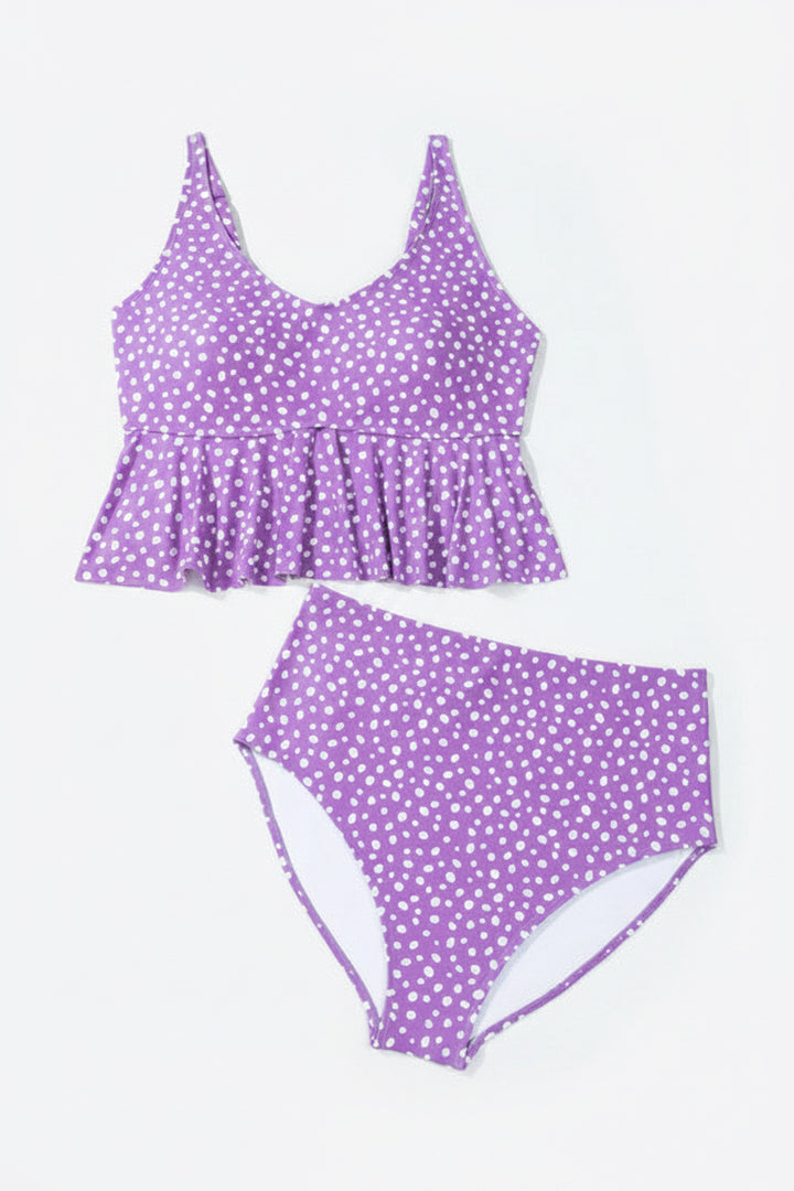 Polka Dot Fun Two Piece Swimsuit