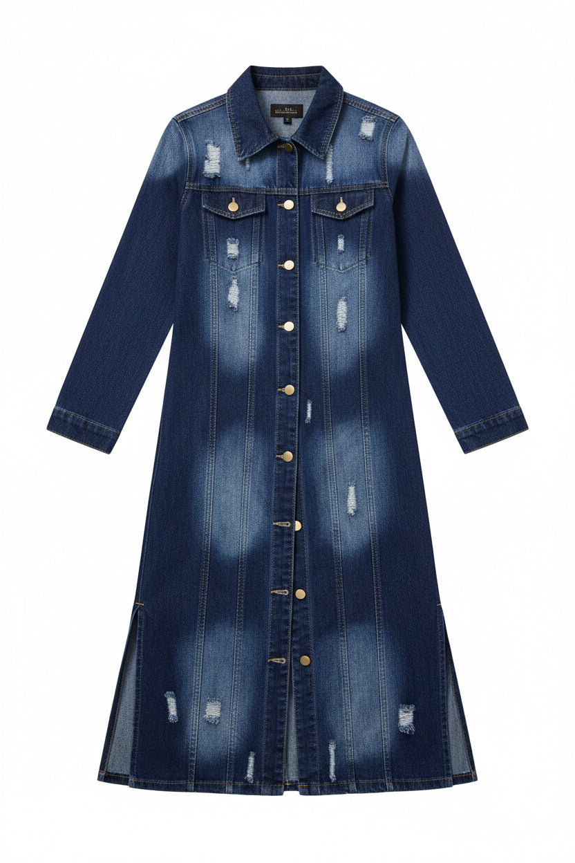 Denim Rocks Long Jacket