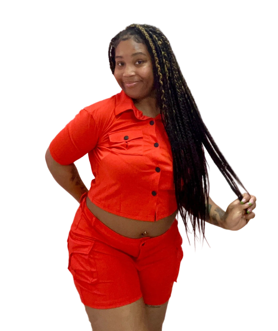 Bring The Heat Short Pants Set