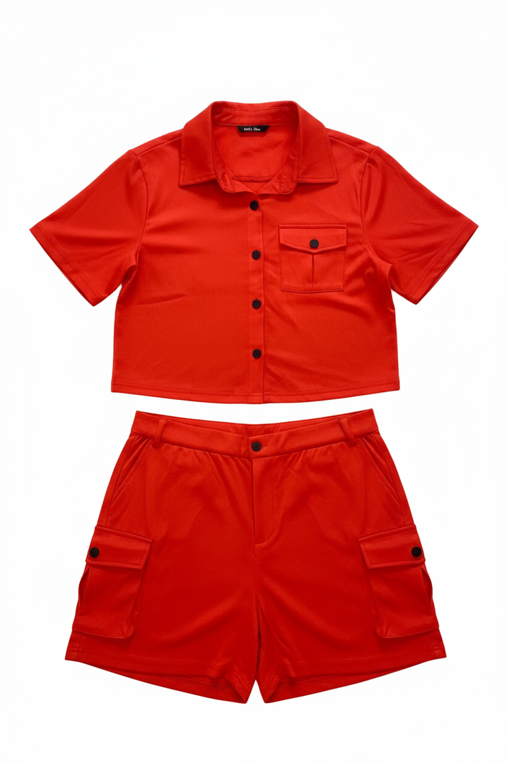 Bring The Heat Short Pants Set