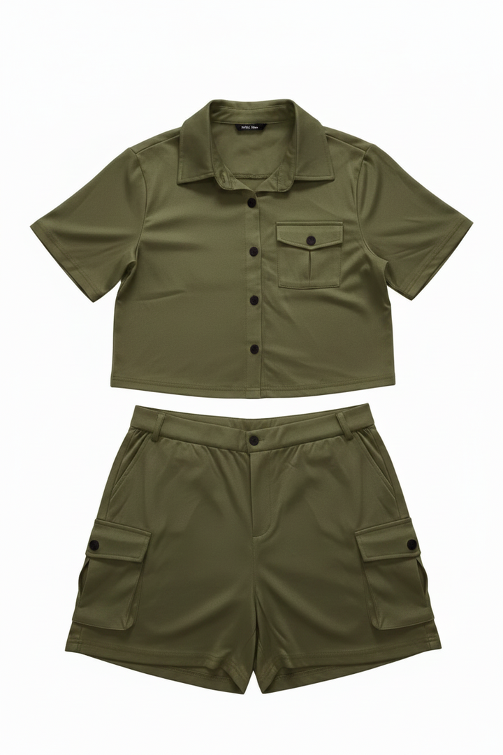 Bring The Heat Short Pants Set