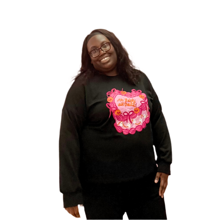 No Tricks All Treats Sweater Shirt