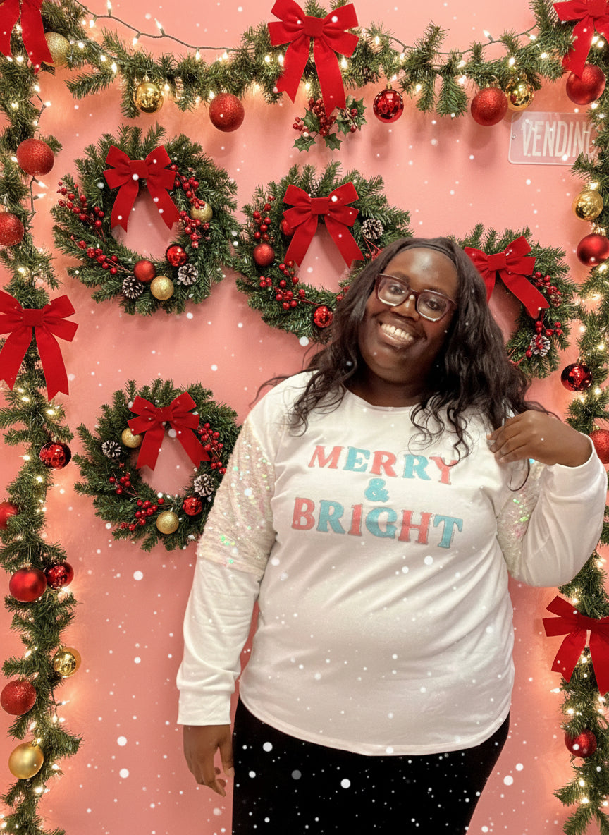 Merry & Bright Graphic Sweatshirts