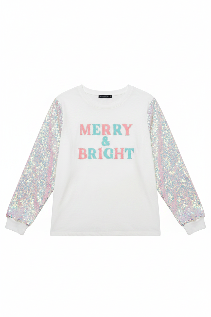 Merry &amp; Bright Graphic Sweatshirts