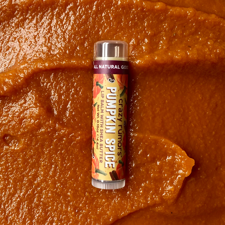 All Natural, Vegan Pumpkin Spice Lip Balm - Seasonal