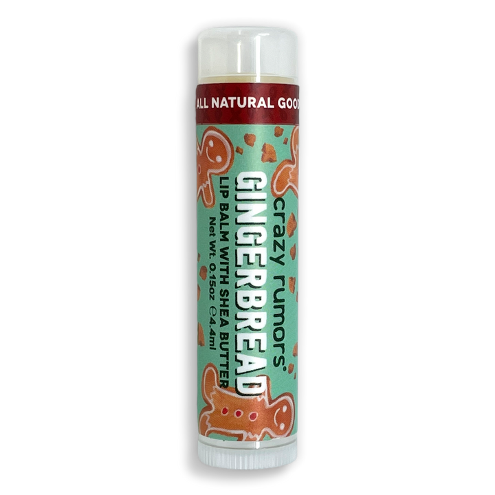 All Natural, Vegan Gingerbread Lip Balm - Holiday