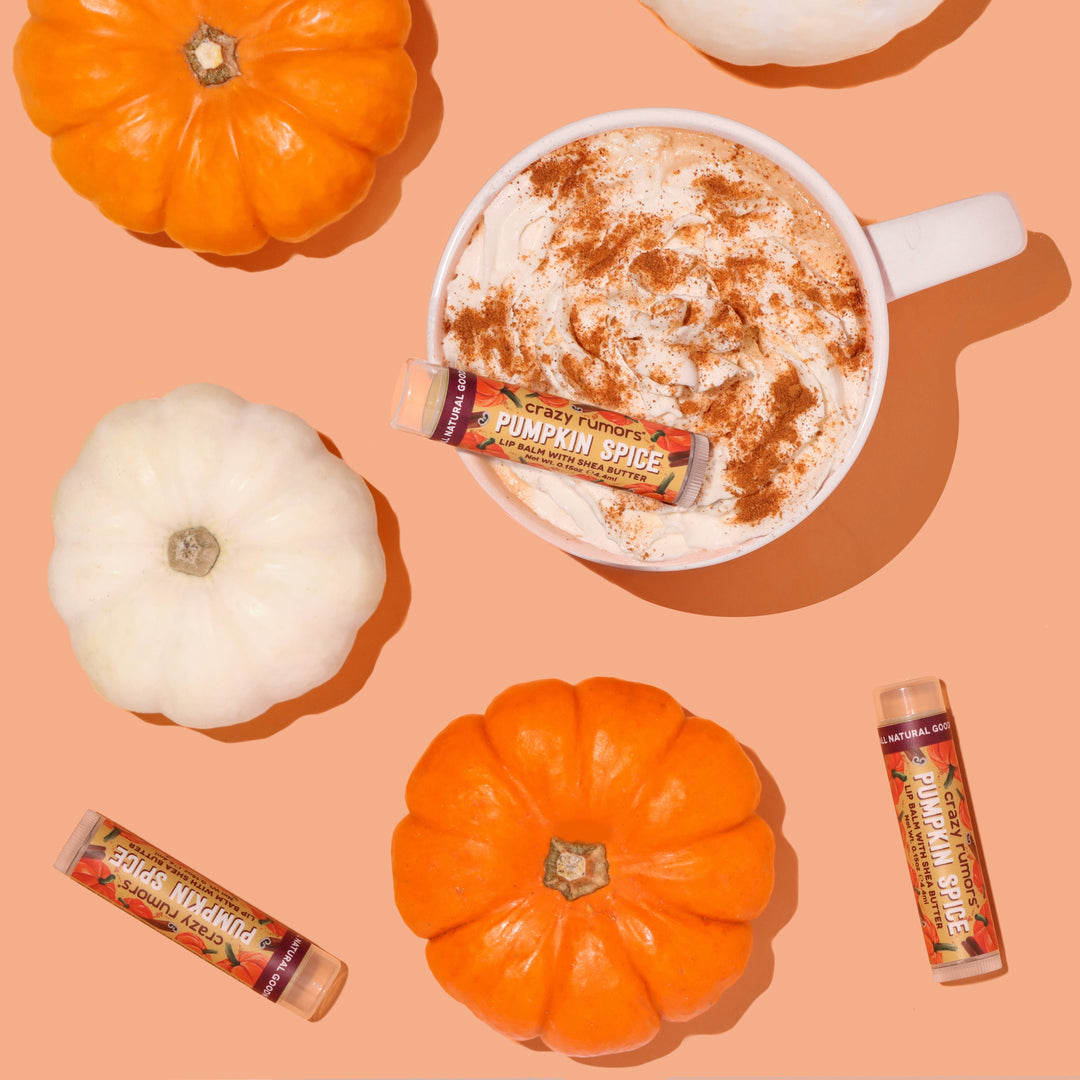 All Natural, Vegan Pumpkin Spice Lip Balm - Seasonal