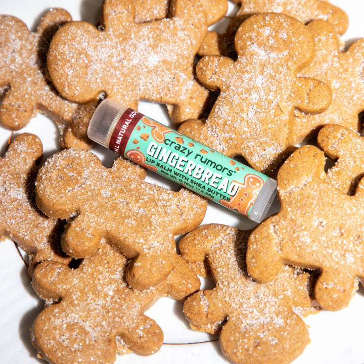 All Natural, Vegan Gingerbread Lip Balm - Holiday